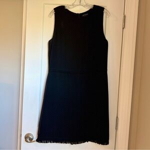 Ann Taylor Silk Black Sleeveless Dress